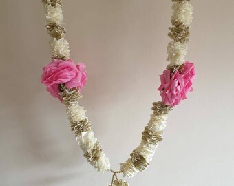 Artificial Indian mala/garland/haar jaimala shaadi indian wedding pooja ashtami,Mala 1 pc