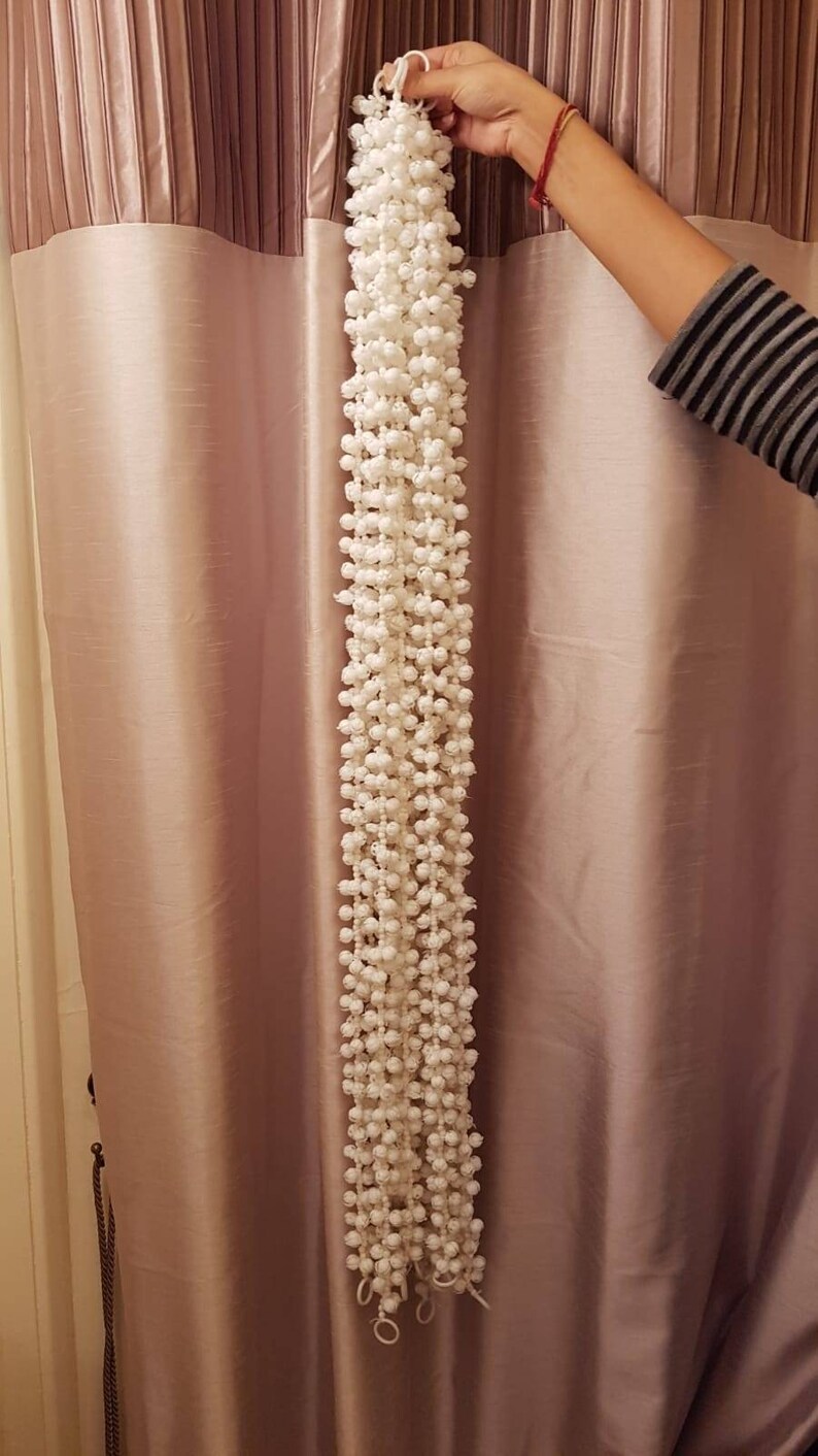 Pack of 4 Jasmine garland 5 feet jasmine buds artificial Etsy