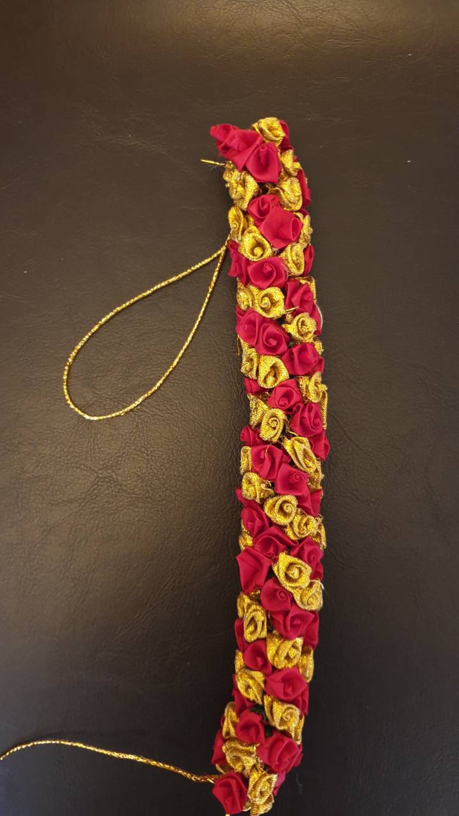 Traditional Indian Hair accessories coloured Gajra Artificial Etsy