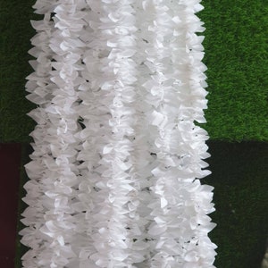 Artificial jasmine Garland 5 feet mehndi decor wedding party special pack of 4