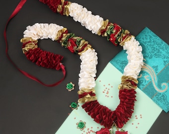 Mala indien artificiel/guirlande/haar jaimala shaadi mariage indien pooja ashtami, Mala 1 pc