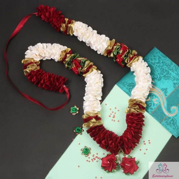 Mala indien artificiel/guirlande/haar jaimala shaadi mariage indien pooja ashtami, Mala 1 pc