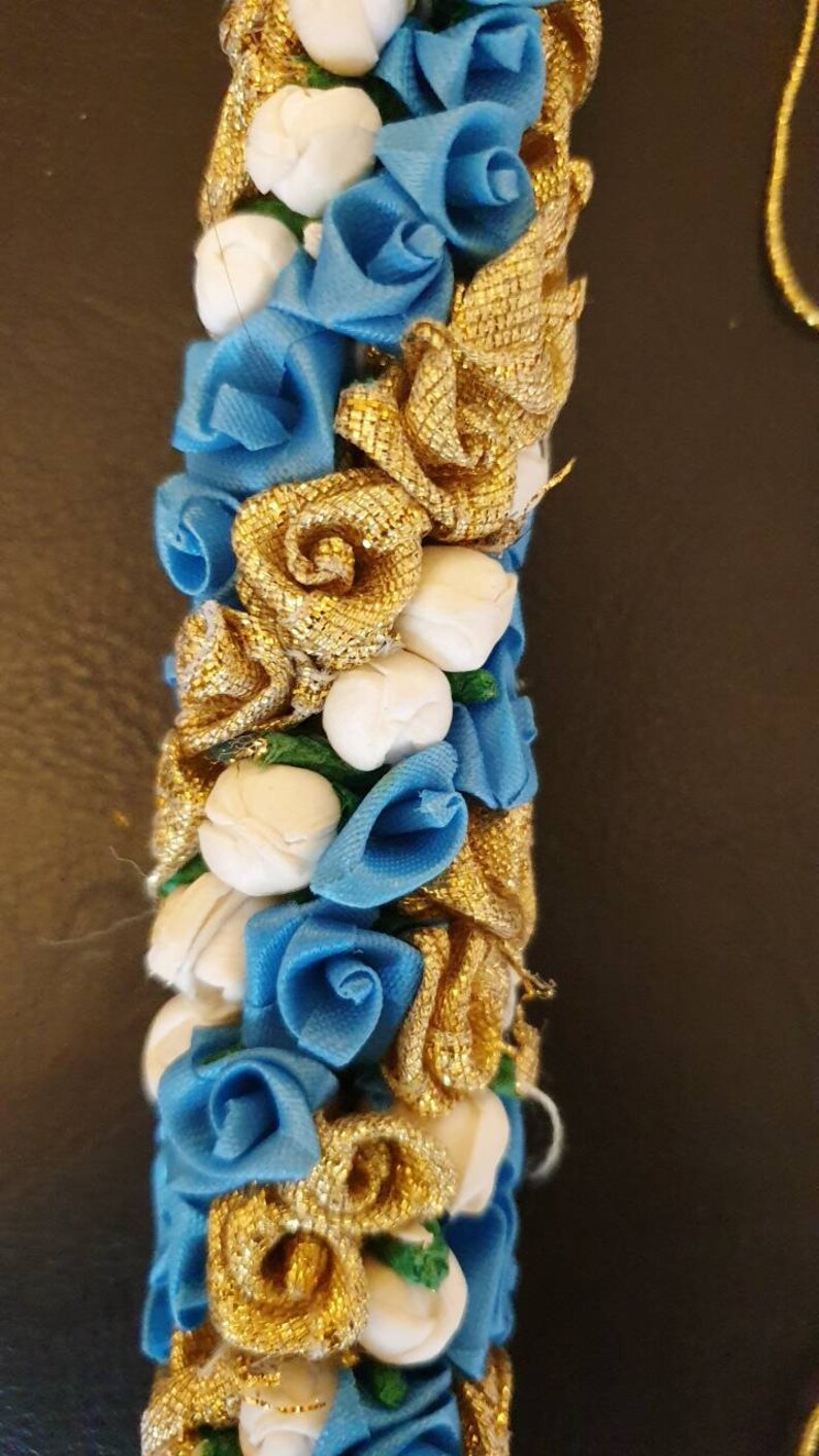 Traditional Indian Hair Accessories Coloured Gajra Artificial Etsy