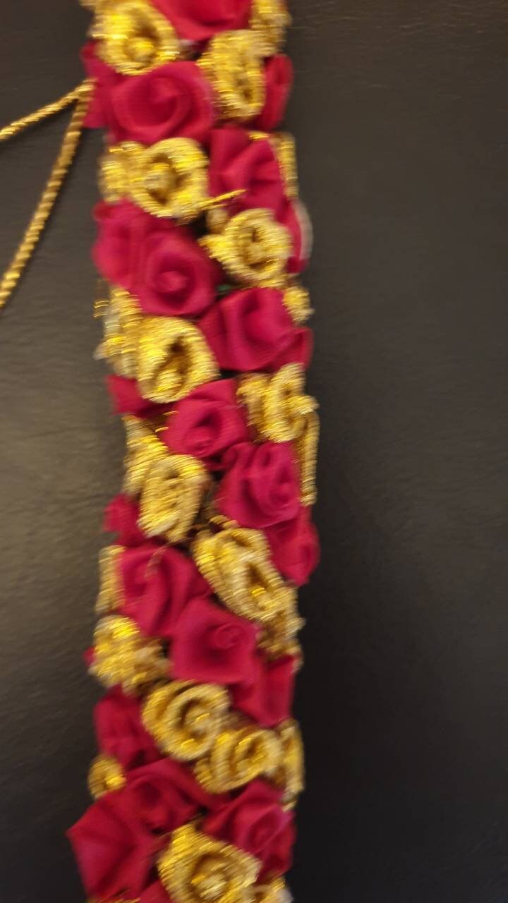 Traditional Indian Hair accessories coloured Gajra Artificial Etsy