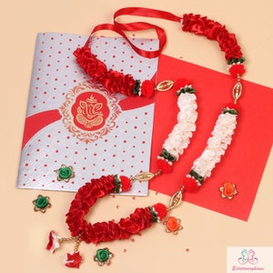 Artificial Indian mala/garland/haar jaimala milni mala shaadi indian wedding pooja gods idol mala ashtami,Mala 1 pc