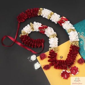 Artificial Indian mala/garland/haar jaimala shaadi indian wedding pooja ashtami,Mala 1 pc