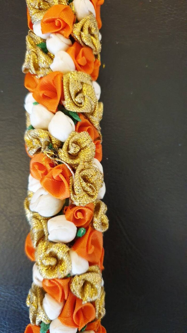 Traditional Indian Hair Accessories Coloured Gajra Artificial Etsy