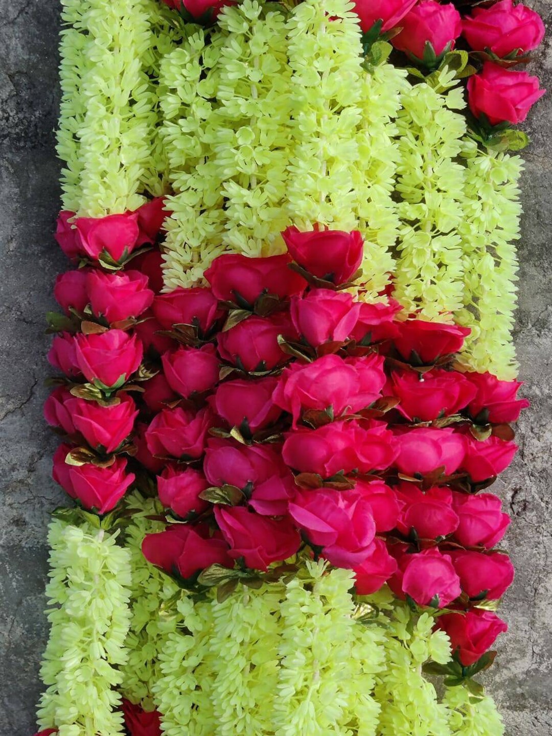 Estationeryhouse Guirlande De Fleurs Artificielles – 1,5 M De Décorations Pour Mariage Ou Fête