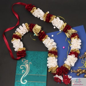 Artificial Indian mala/garland/haar jaimala shaadi indian wedding pooja ashtami,Mala 1 pc