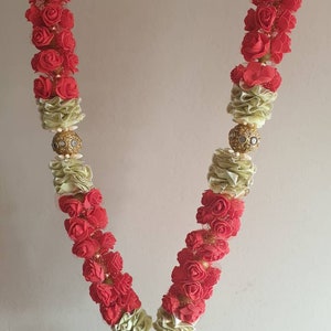 Artificial Indian mala/garland/haar jaimala shaadi indian wedding pooja ashtami, mata