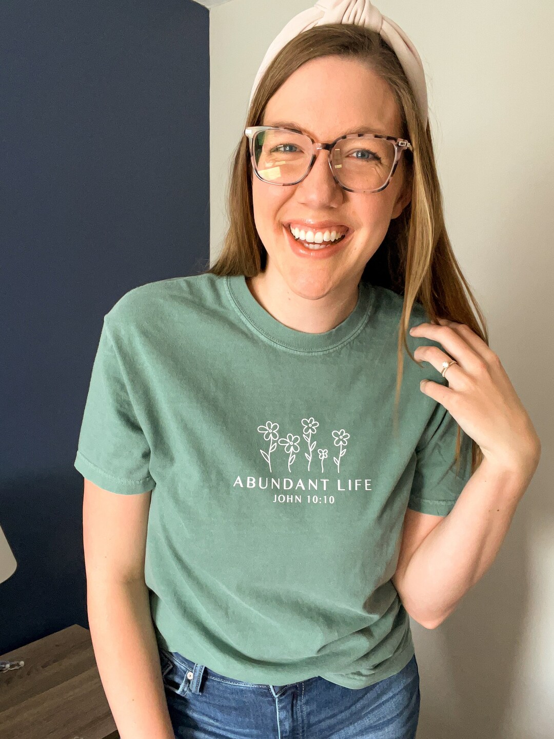 Abundant Life T-shirt John 10:10 Tee Catholic Tees Christian T-shirt ...