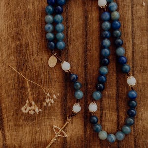 Mary, Mother of God Rosary - Catholic Rosary - Catholic Gifts - Gifts for Catholic Woen - Catholic Christmas Gift - Natural Rosary