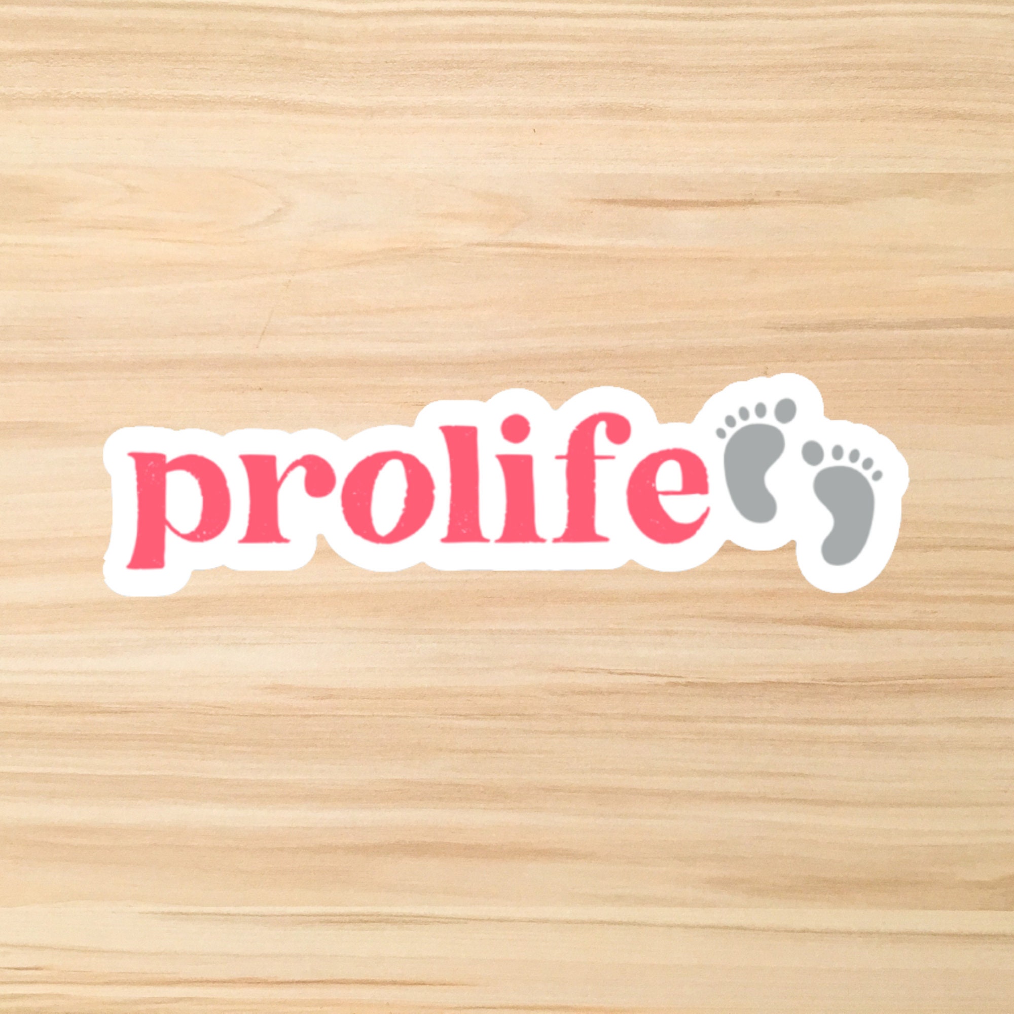 Pro-Life Sticker Pro-Life Movement Catholic Sticker | Etsy