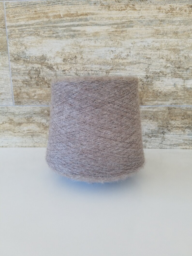 Spool Thread Bobbin Thread Machine Yarn Machine Cone Thread Knitting cone yarn Wool Cone yarn Mink Melange,1591gr Wool Spool yarn W051