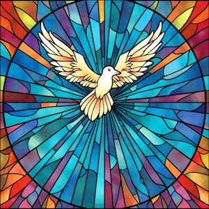 Holy Spirit Window Cling