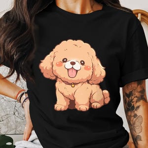 Australian Labradoodle T-Shirt Kawaii Style wunderbar weich Bella 3001 T-Shirt Geschenk für Hundeliebhaber Hund Mama oder Papa Haustier Eltern