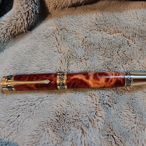 Gorgeous Paela Burl rollerball pen