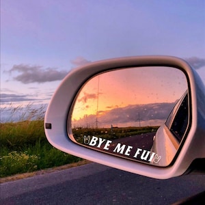 Bad bunny car decal, bad bunny mirror sticker, bye me fui sticker, bad bunny fan, bad bunny stickers