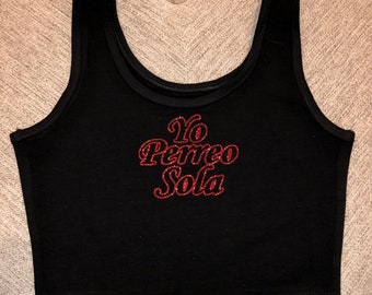 yo perreo sola moletom com capuz