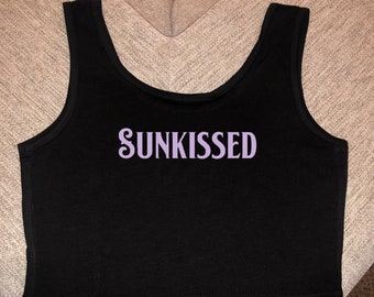Sunkissed crop top, summer crop top, summer streetwear