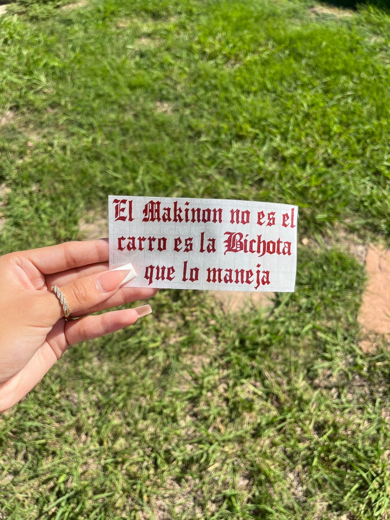 Karol G Sticker La Bichota Sticker Karol G Car Decal El Etsy