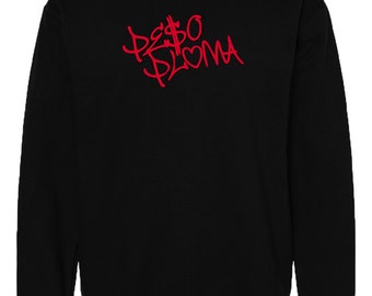 Peso pluma sweatshirt, la doble p sweatshirt, corridos belicos sweatshirt, streetwear, corridos, peso pluma merch