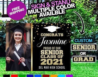 Perkiomen Valley Class of 2020 Graduation Yard Sign #allinthistogether w stand