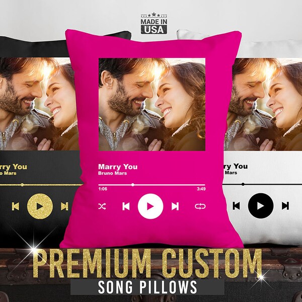 Song Pillow Etsy