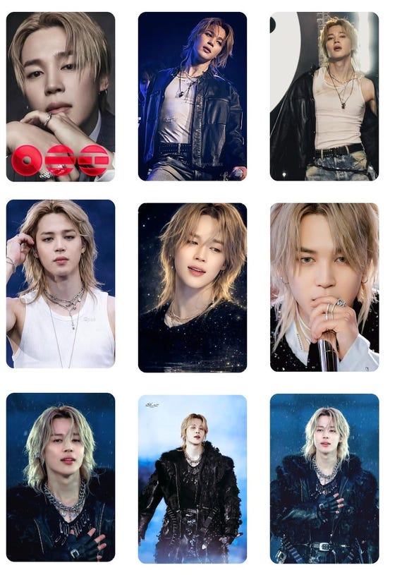 BTS Jimin Photo Cards - Etsy