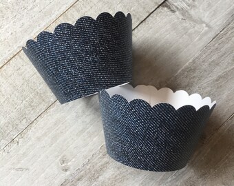 Denim Party Decor Etsy