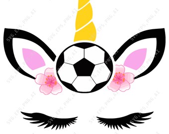 Unicorn soccer | Etsy