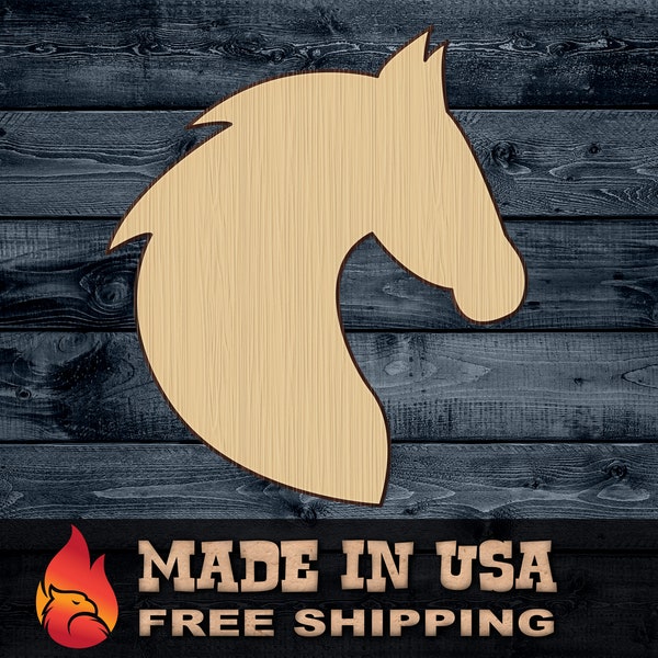 Horse Head / Horse Wall Decor / Horse Gift DIY Wood Sign 1/4 inch thick