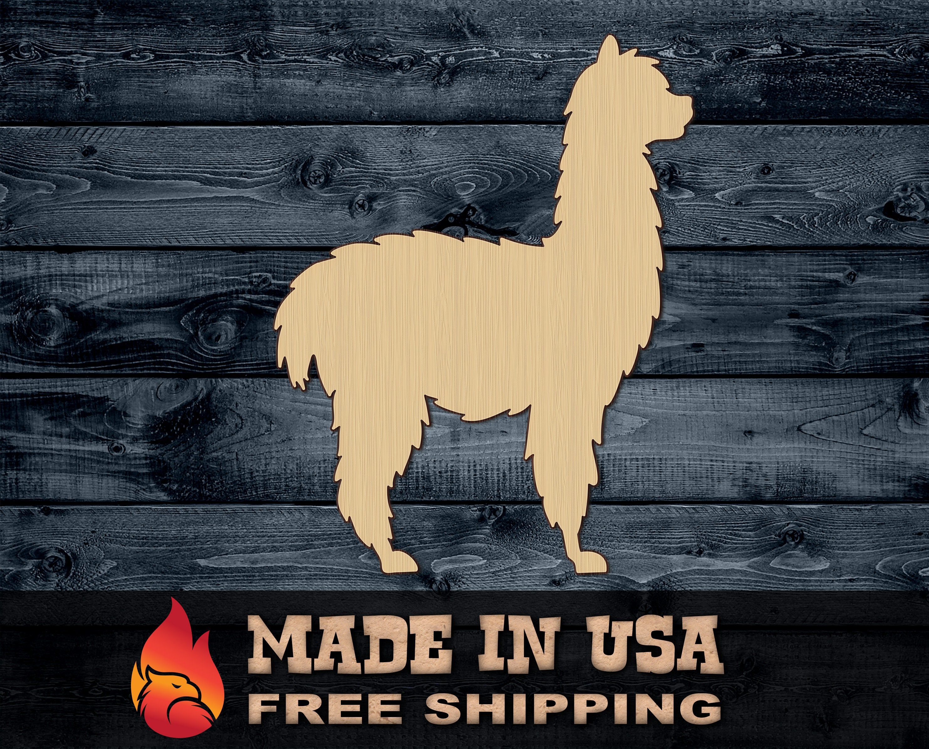 Mondo Llama Freestanding Wood Dog - Mondo Llama
