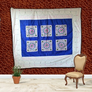 Boho Wandteppich Wandbehang, Tischläufer Couchbezug Floral Gobelin Boho Wand dekor Hippie Home Dekor Indianer werfen Exotische Wohnheim Dekor