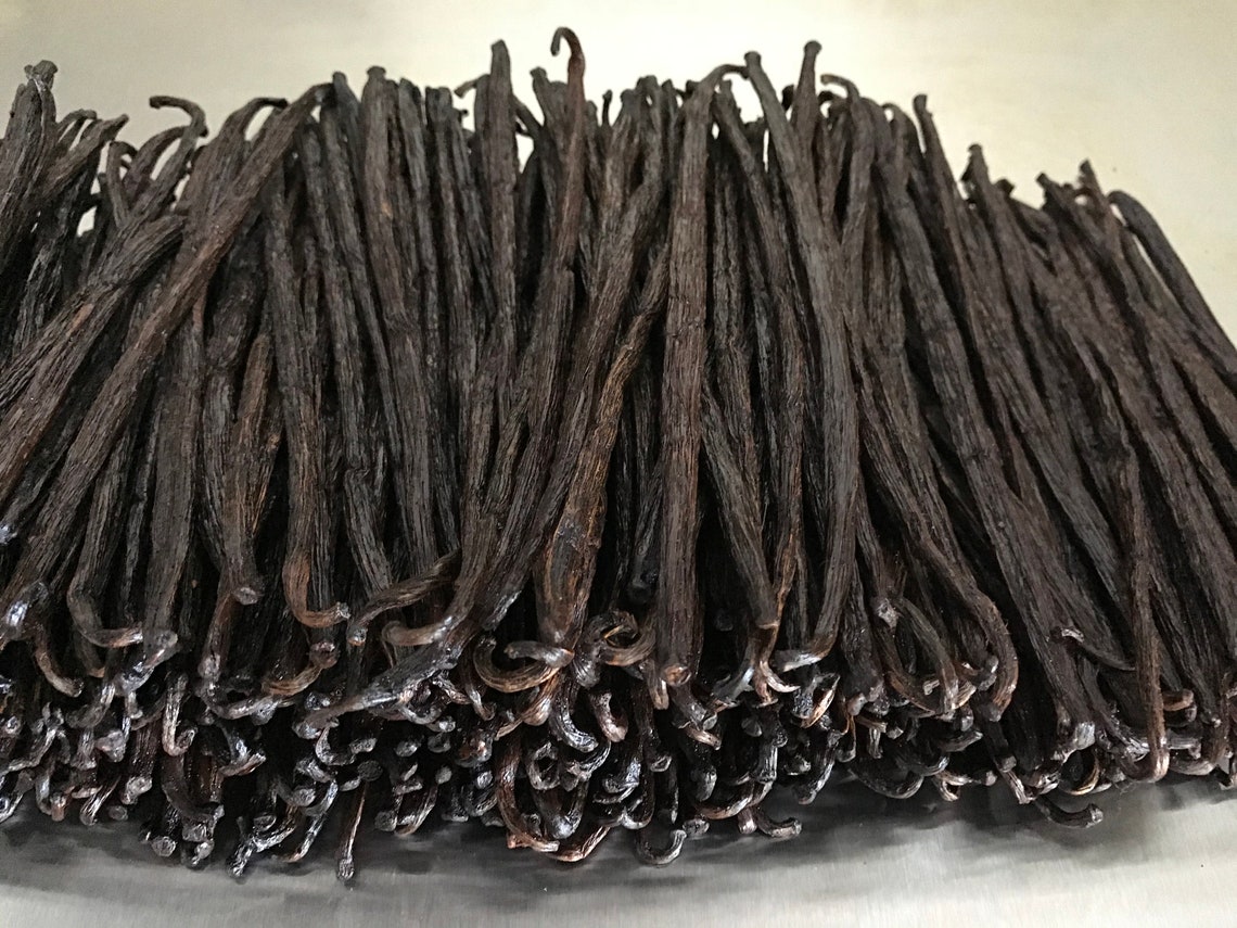 10 Grade B Madagascar Vanilla Beans for Extract, Cooking and Baking by