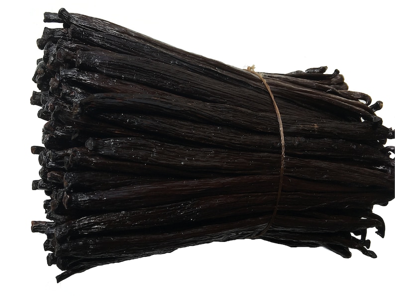 Tahitian Vanilla Beans Grade A 67 Fresh Plump NONGMO Natural Raw