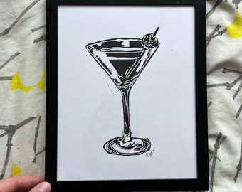 martini time / giclee print / 8x10"