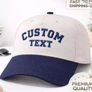 Custom Embroidered Hat, Personalized Baseball Cap with Text, Custom Name Hat – Monogram Gift – Adjustable Dad Hat – Custom Cap for Men/Women image 12