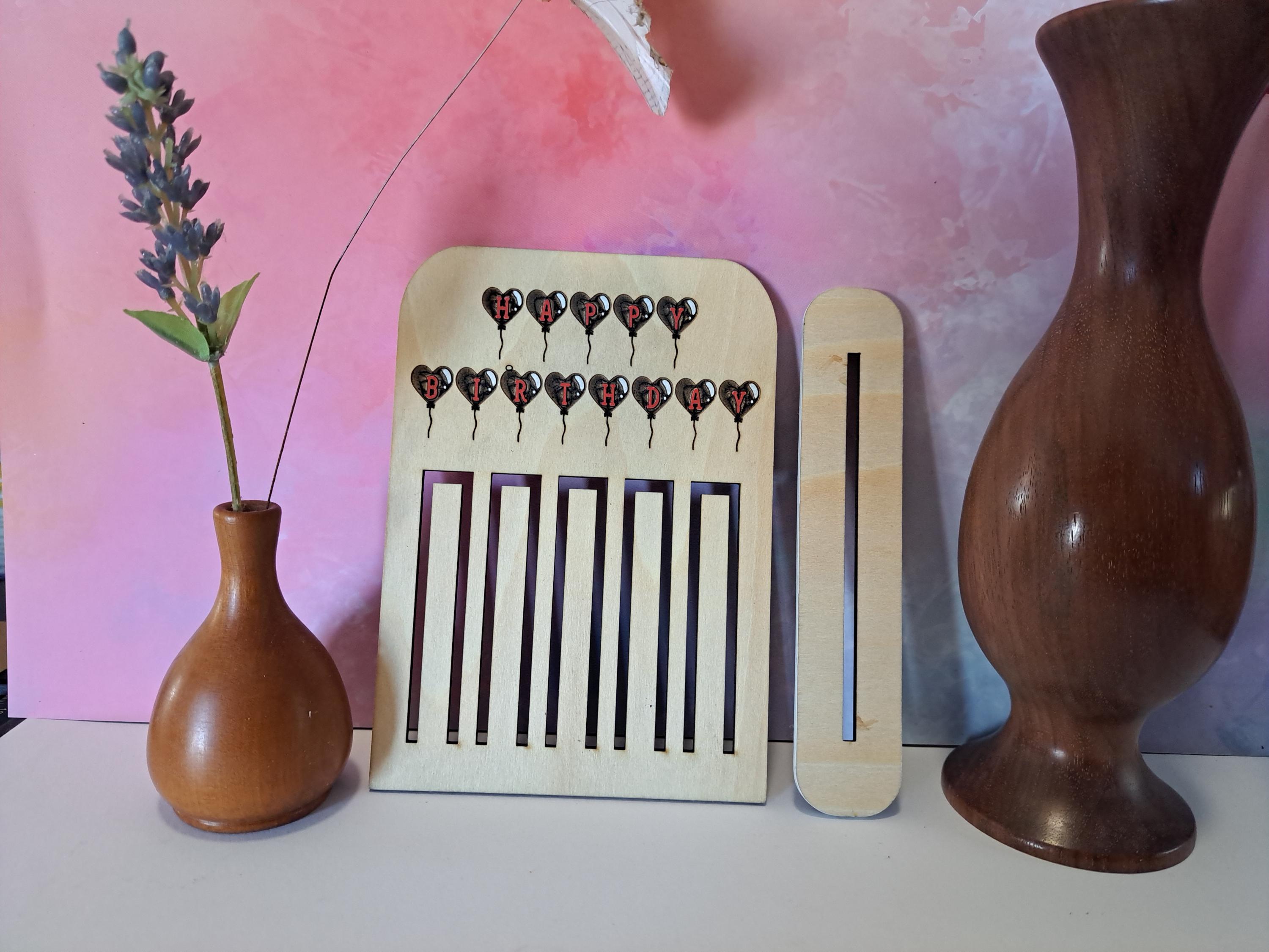 Free-standing Money Scroll Holder for Birthdays - Etsy