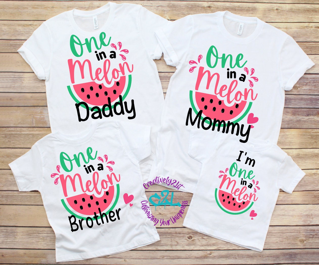 One in a Melon Family Shirts, One in a Melon  Birthday shirts, One in…