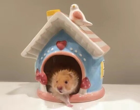 Hamster Mega Fort Castle Wooden House Shelter Hideout Hideaway -  Israel