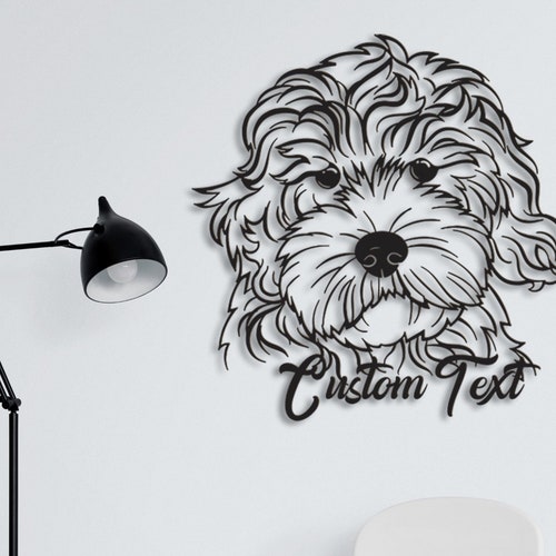 Dog Metal Wall Art Metal Wall Decor Housewarming Gift Home Etsy