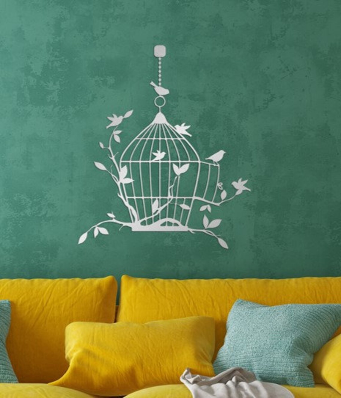 Bird Cage Metal Wall Art and Decor Home Decoration New Home Etsy