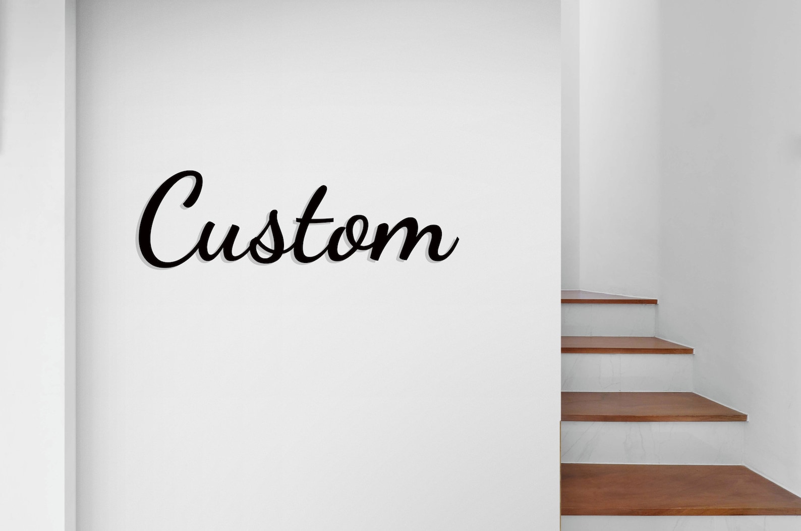 Custom Metal Words Wall Art Your Custom Text Custom Name Etsy