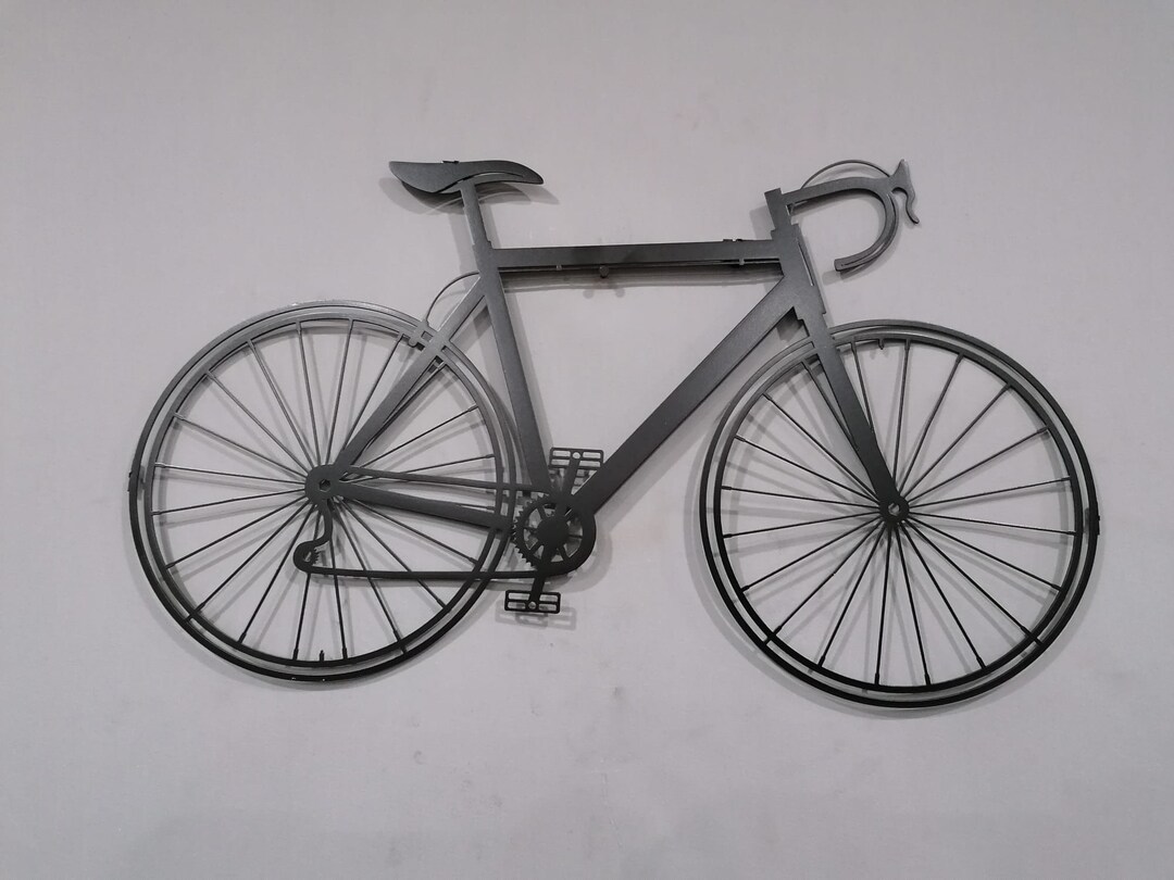 Metal Bicycle Wall Art, Large Metal Wall Art Decor for Bike Lovers