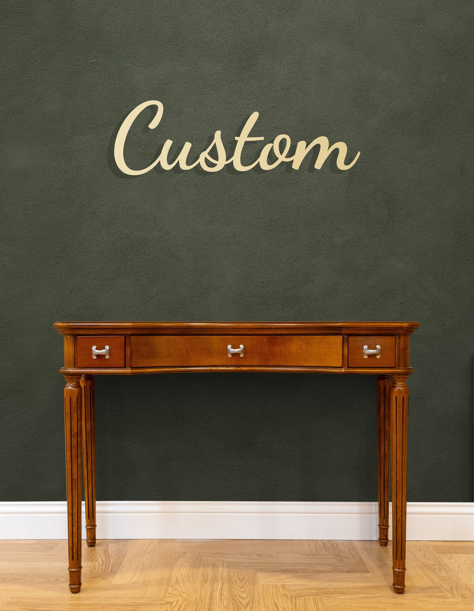 Custom Metal Words Wall Art Your Custom Text Custom Name Etsy