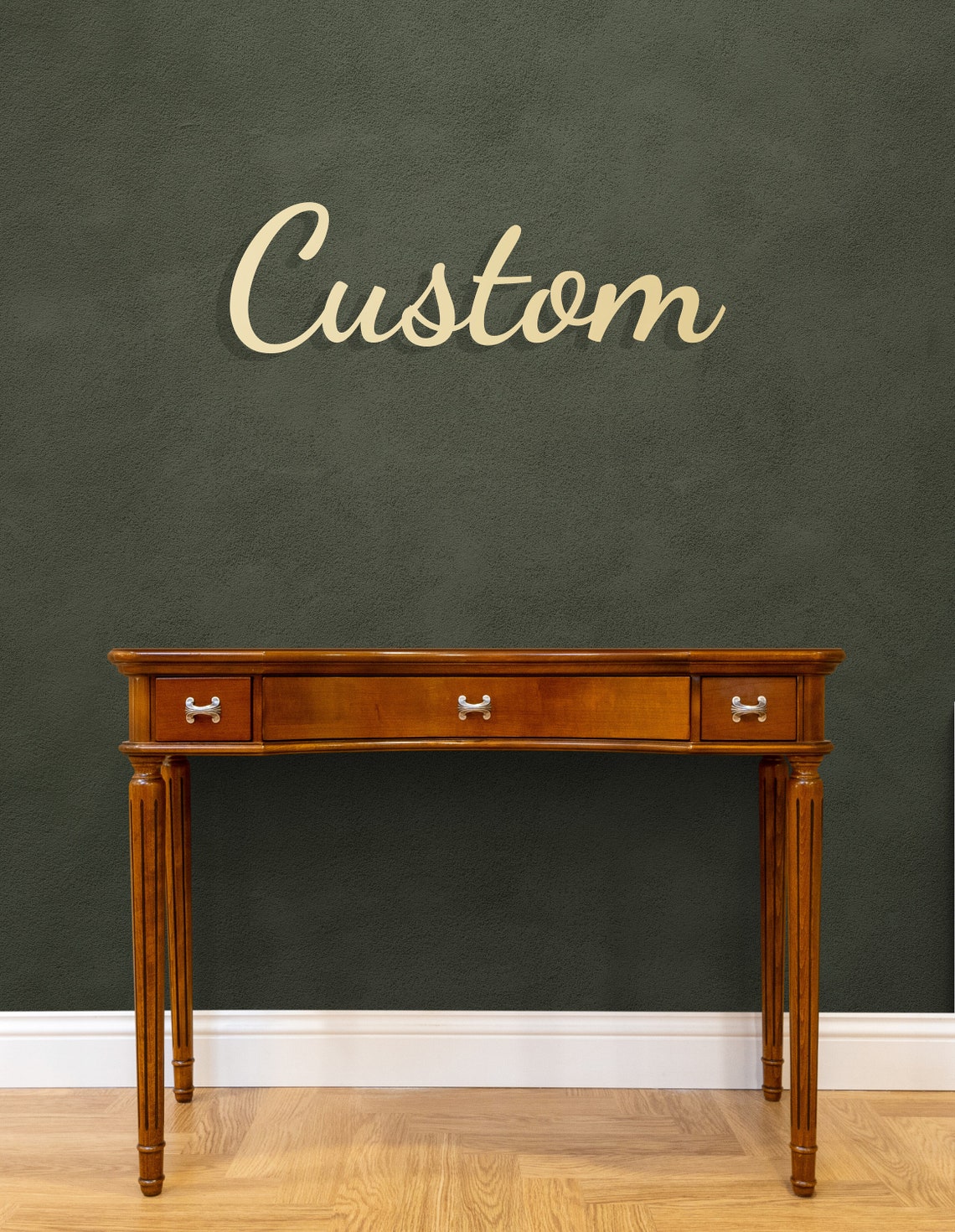 Custom Metal Words Wall Art Your Custom Text Custom Name Etsy