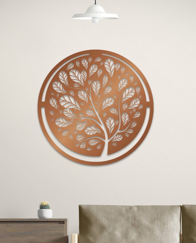 Metal Tree Wall Art Metal Wall Decor Modern Metal Wall Art Etsy