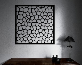Abstract Large Metal Wall Art and Decor Home Decoration, Personalized Unique Housewarming,  Birthday, Wedding, or Home Gifts for Couple