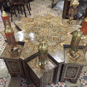 Septuple Mosaic Table